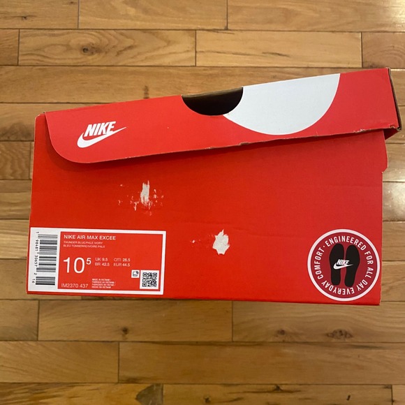 Nike Air Max Excee Men's Navy White Gum Casual Athletic Shoes Size 10.5 - Picture 2 of 6